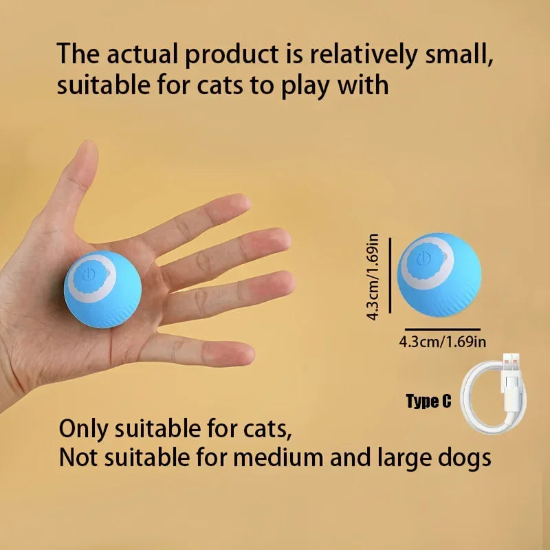 Smart Motion Cat Toy Ball: Non-Stop Entertainment for Your Kitty