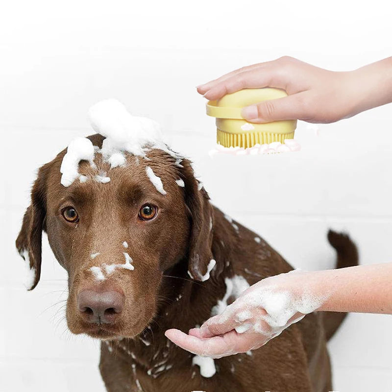 Gentle Pet Bath Brush